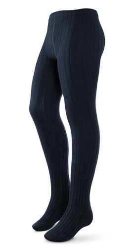 Zubii Ribbed Tights 170 - Navy