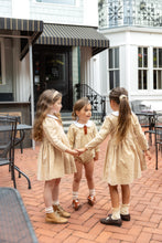 Load image into Gallery viewer, NouNelle Crushed Velour Tan Tie Romper