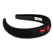 Load image into Gallery viewer, Le Enfant Petite Épopée Embroidered Hairband - Black