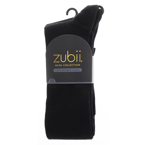 Zubii Mens Basic Knee Sock 186 - Black