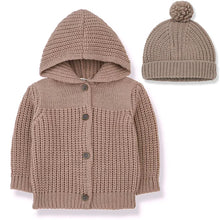 Load image into Gallery viewer, 1+ in the Family Simo Hooded Jacket &amp; Beanie - Old Rose