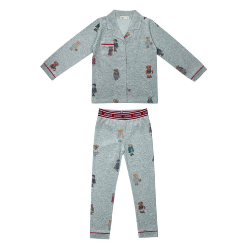 Crew Bear Lounge Set - Red