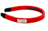 Le Enfant Thin Knit Headband  Red