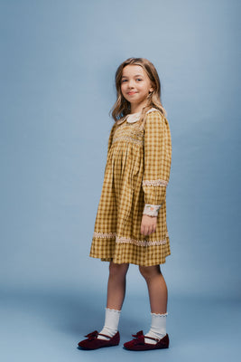 Bebe Organic Saphira Dress - Nostalgic Green