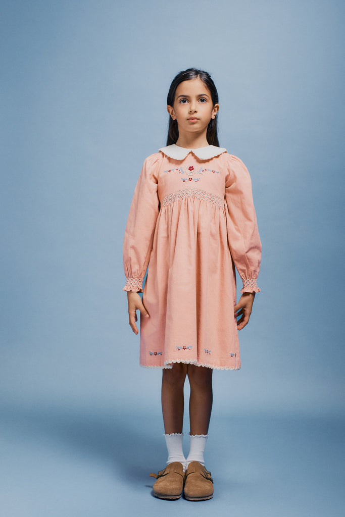 Bebe Organic Margot Dress - Dusty Rose