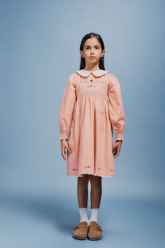 Bebe Organic Margot Dress - Dusty Rose