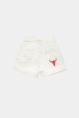 Booso Ivory Short Jeans