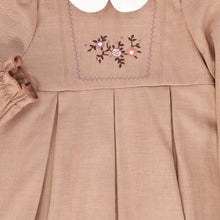 Load image into Gallery viewer, Bamboo Wool Embroidered Dress - Pink