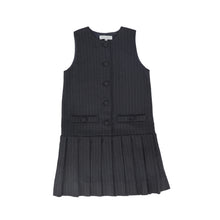 Load image into Gallery viewer, Bace Collection Striped Button Jumper - Grey