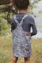 Load image into Gallery viewer, Farren &amp; Me Denim Jumper - Navy Liberty Print