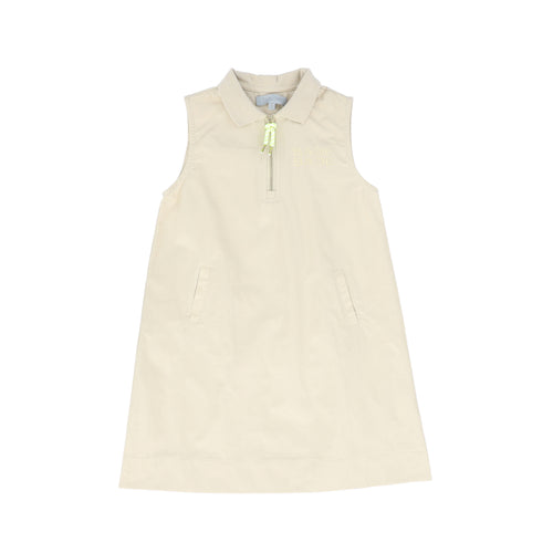 Bace Rope Zipper Collared Jumper - Tan