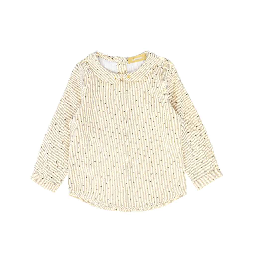 Le Bourdon Cherry Button Shirt - Yellow