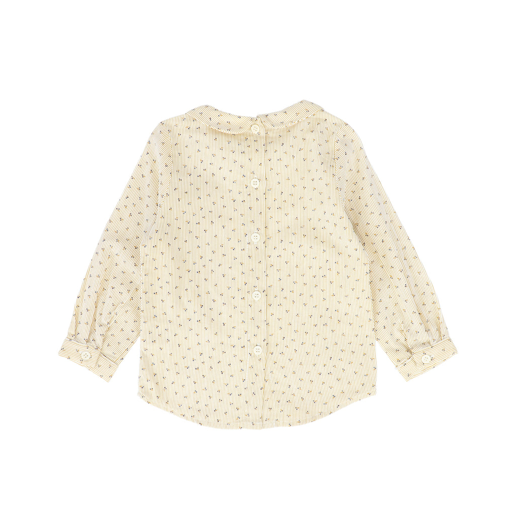 Le Bourdon Cherry Button Shirt - Yellow