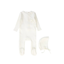 Load image into Gallery viewer, Bebe Jolee Wrap Stitch Footie And Hat - Ivory