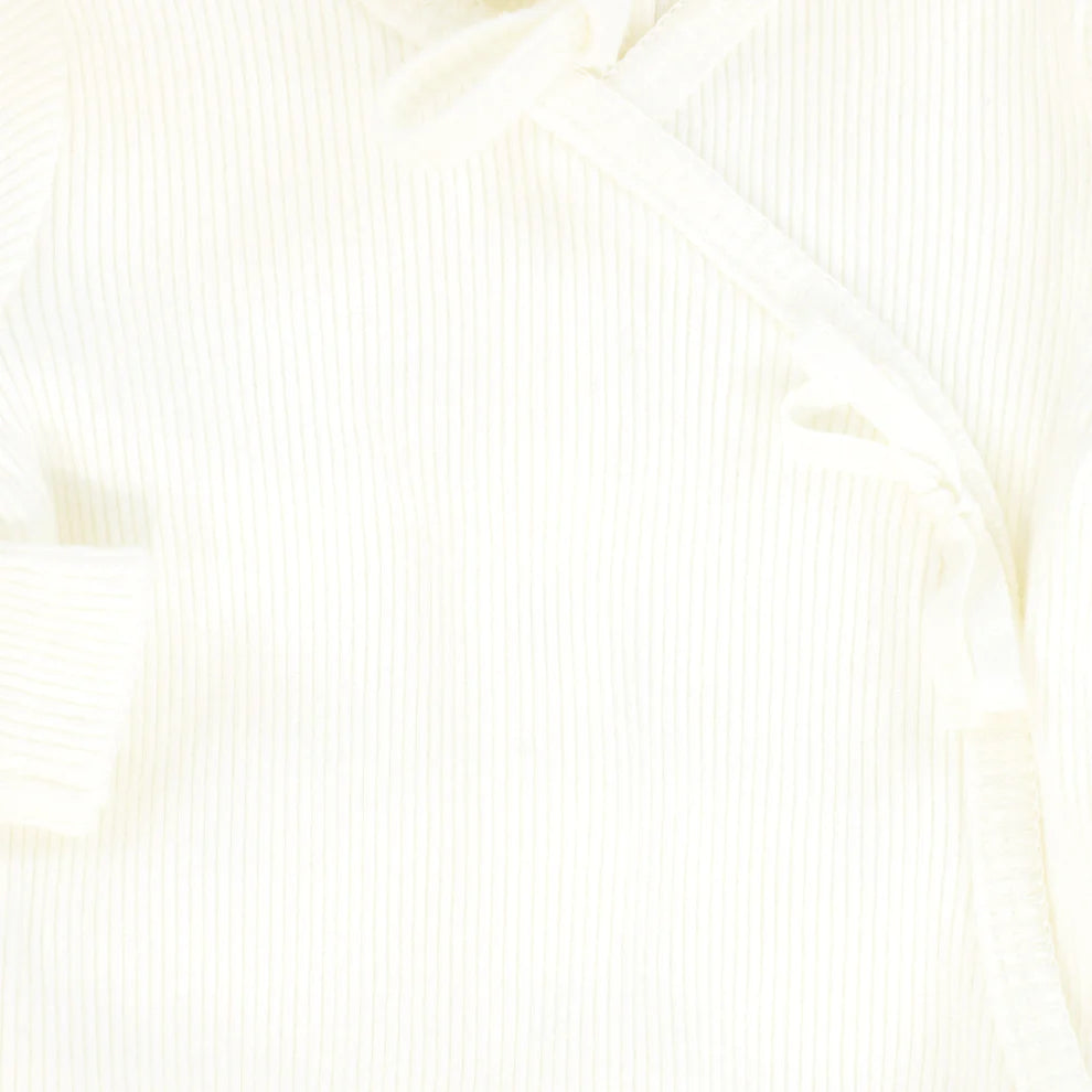 Bebe Jolee Wrap Stitch Footie And Hat - Ivory