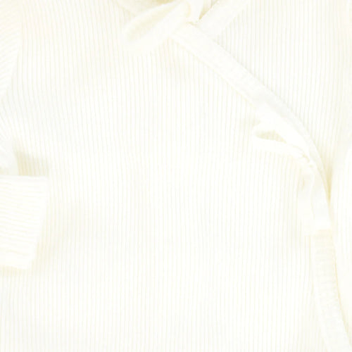 Bebe Jolee Wrap Stitch Footie And Hat - Ivory