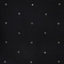 Load image into Gallery viewer, Valentina Jewel Wool Vest And Midi Skirt Set - Black