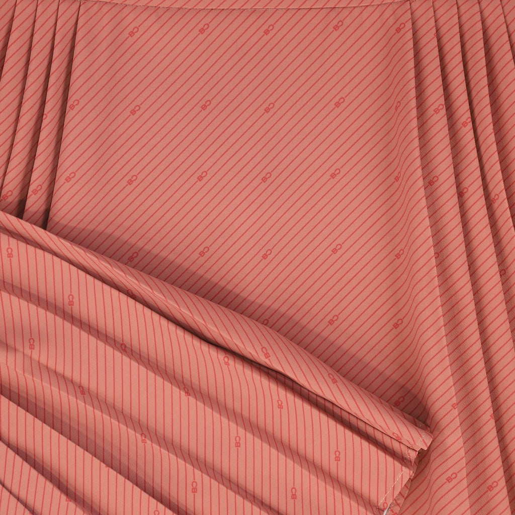 Bace Collection Striped Logo Jumper - Mauve