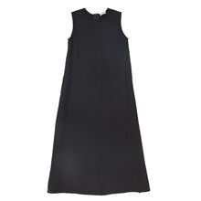 Load image into Gallery viewer, Valentina Cupro Slip Dress - Black