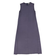 Load image into Gallery viewer, Valentina Cupro Slip Dress - Navy