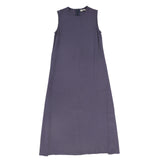 Valentina Cupro Slip Dress - Navy