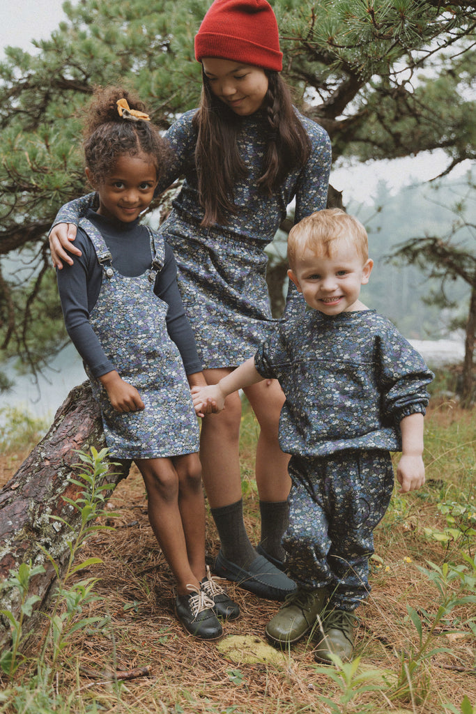 Farren & Me French Terry 2-Piece Set - Navy Liberty Print
