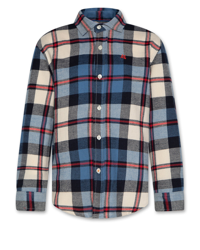 AO76 Alan Shirt - Navy Plaid