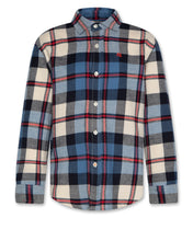 Load image into Gallery viewer, AO76 Alan Shirt - Navy Plaid