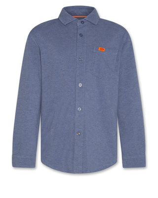 AO76 Dan Shirt  - Heather Mid Blue