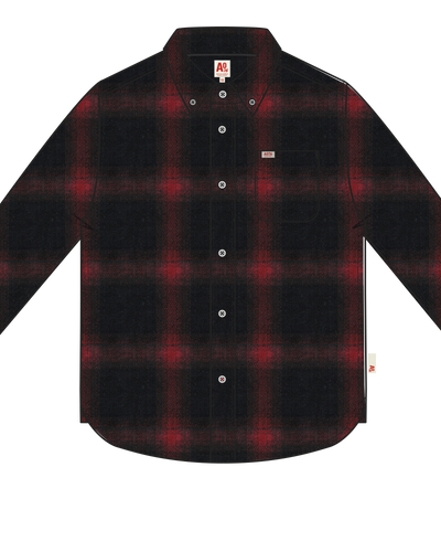 AO76 Frank Shirt - Navy/Red Plaid