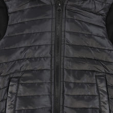 Load image into Gallery viewer, Bace Collection Quilted Sweatshirt Jacket - Black