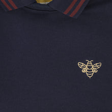 Load image into Gallery viewer, Le Bourdon Bee Embroidered Sweatshirt - Navy