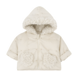 1+ in the Family Benjamin Padded Hood Jacket - Ecru