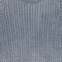 Load image into Gallery viewer, Valentina Mineral Wash Cable Knit Sweater - Navy