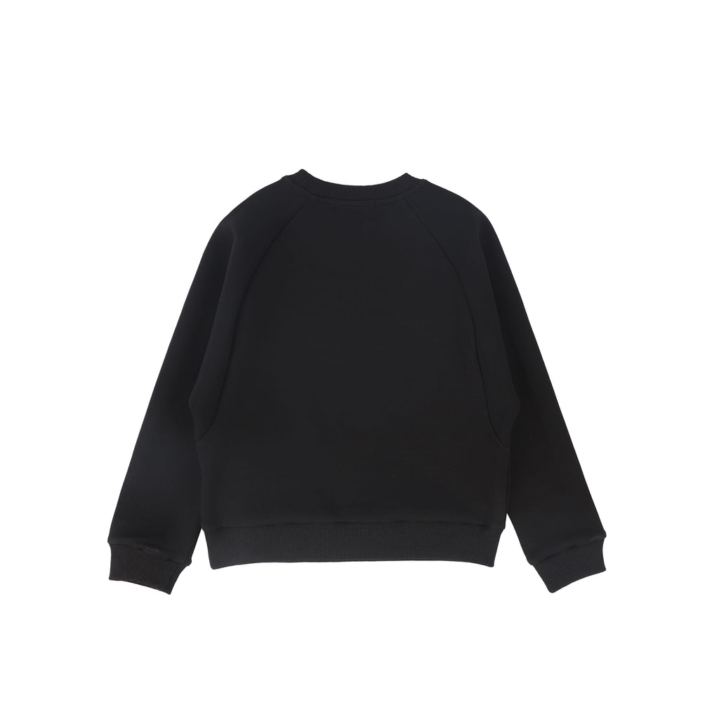 Bace Collection Tonal Printed Sweatshirt - Black