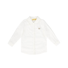 Load image into Gallery viewer, Le Bourdon Scallop Stitch Blouse - White/Tan