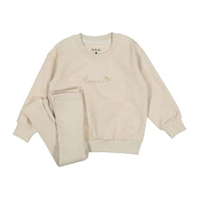 Load image into Gallery viewer, Ladida Layette Taupe Loved Sweatshirt Set