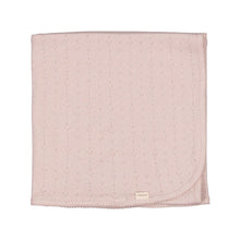 Load image into Gallery viewer, Marmar Modal Pointelle Alida Baby Blanket - Faded Rose