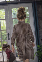 Load image into Gallery viewer, Jaybee Checkered Shirtdress - Chestnut/Slate