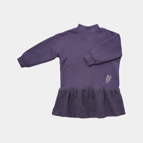 Booso Warm Teddy Dress - Plum