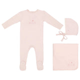 Mini Label Girls Embroidered Carriage Layette Set