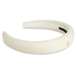 Le Enfant Gold Thread Cherry Embroidered Hairband - Cream