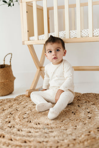 Ely's & Co Brushed Cotton-Celestial Collection Set - Navy on Cream