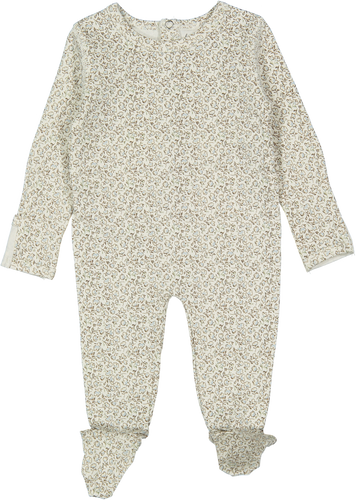 Lovely Littles - The Printed Romper - Paige Blue