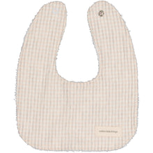 Load image into Gallery viewer, Cotton Little Things Bib - Vichy Coral