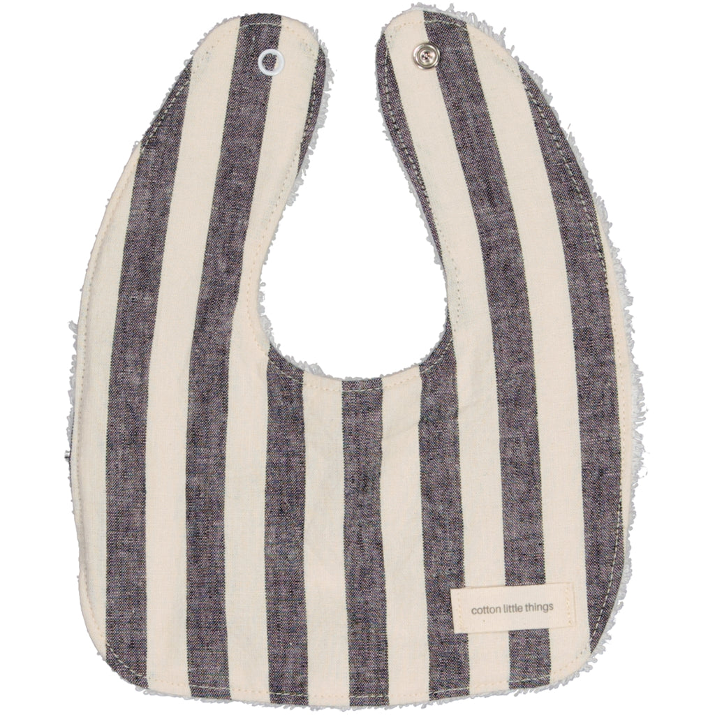 Cotton Little Things Bib - Wide Stripes