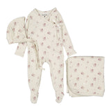 Ladida Pink Watercolor Printed Layette Set