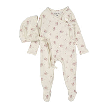 Load image into Gallery viewer, Ladida Pink Watercolor Printed Footie &amp; Bonnet