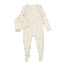 Load image into Gallery viewer, Ladida Sketched Pear Footie &amp; Hat Set