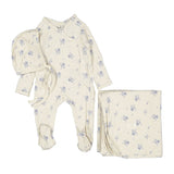Ladida Blue Watercolor Printed Layette Set